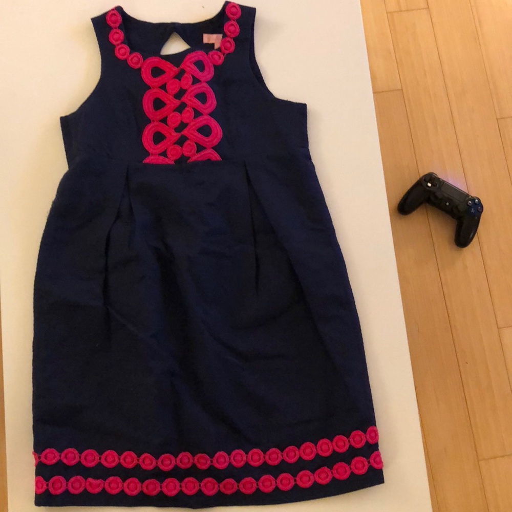 Lilly Pulitzer blue and pink dress